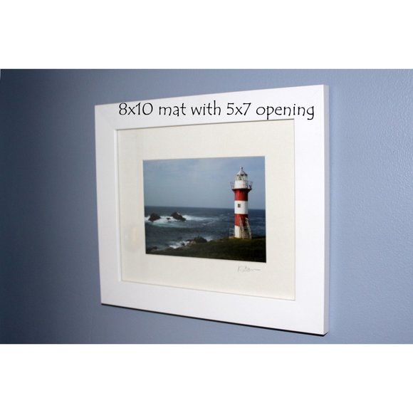 20 New 8x10 inch Ivory Photograph Mats - Picture 3 of 3